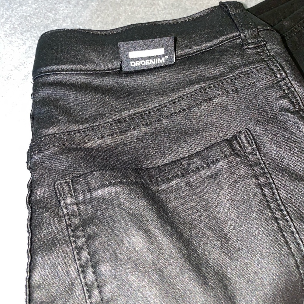 Dr Denim Coated “Faux Leather” Jeans XS